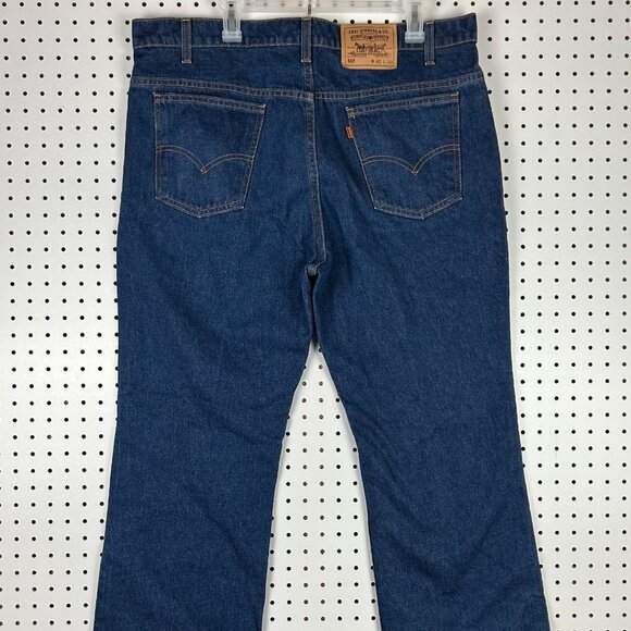 Levi's 517 40x30 Orange Tab Boot Cut Vintage Jeans USA Made Cowboy Wide Leg 90s - Picture 2 of 7